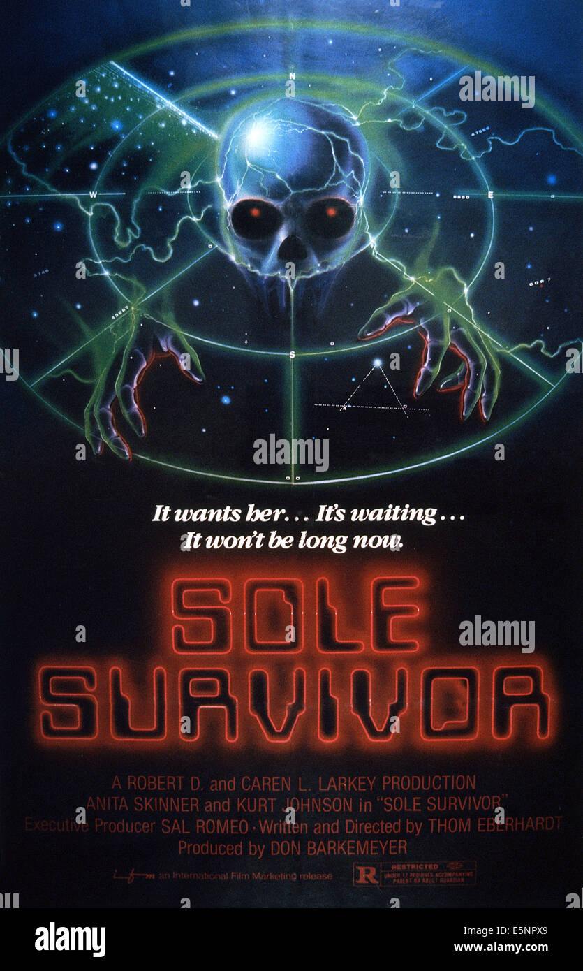 Seul survivant, US, 1983, de l'affiche © International Marketing cinématographique/avec la permission d'Everett Collection Banque D'Images