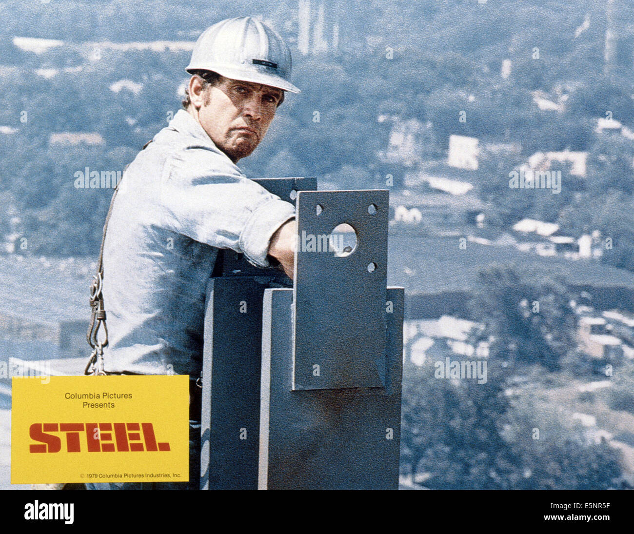 Nous, de l'acier, lobbycard Lee Majors, 1979, © Columbia/avec la permission d'Everett Collection Banque D'Images