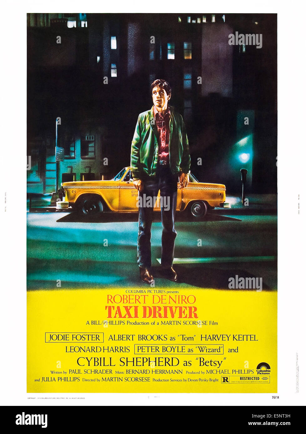 Chauffeur de taxi, Robert DeNiro, 1976 Banque D'Images