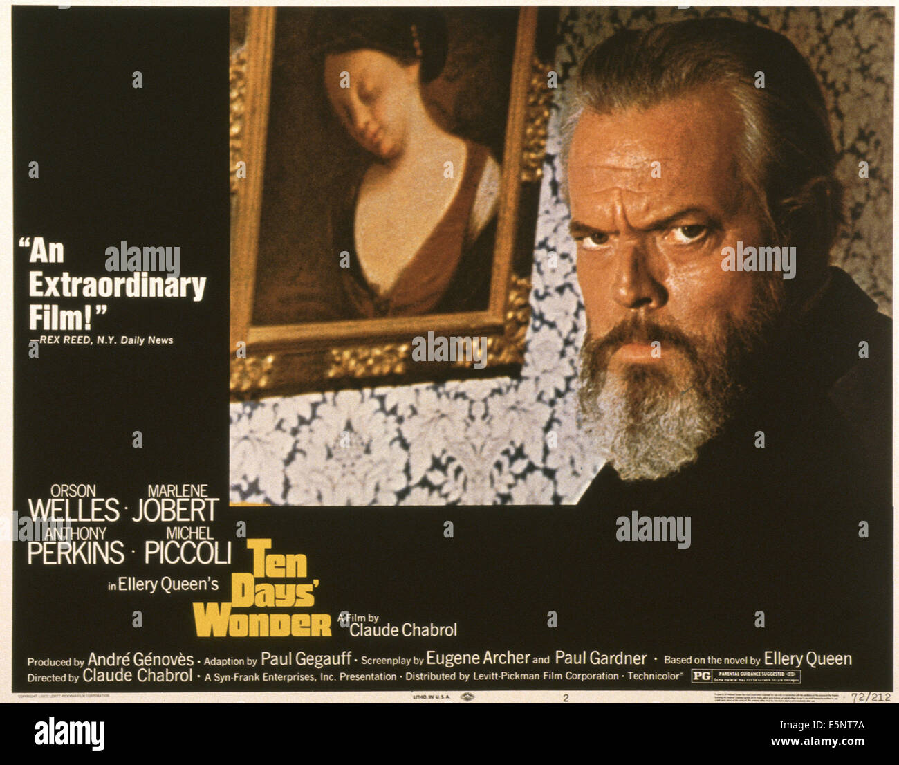 Dix jours me demande, (aka LA DÉCENNIE PRODIGIEUSE), de nous poster, Orson Welles, 1971 Banque D'Images