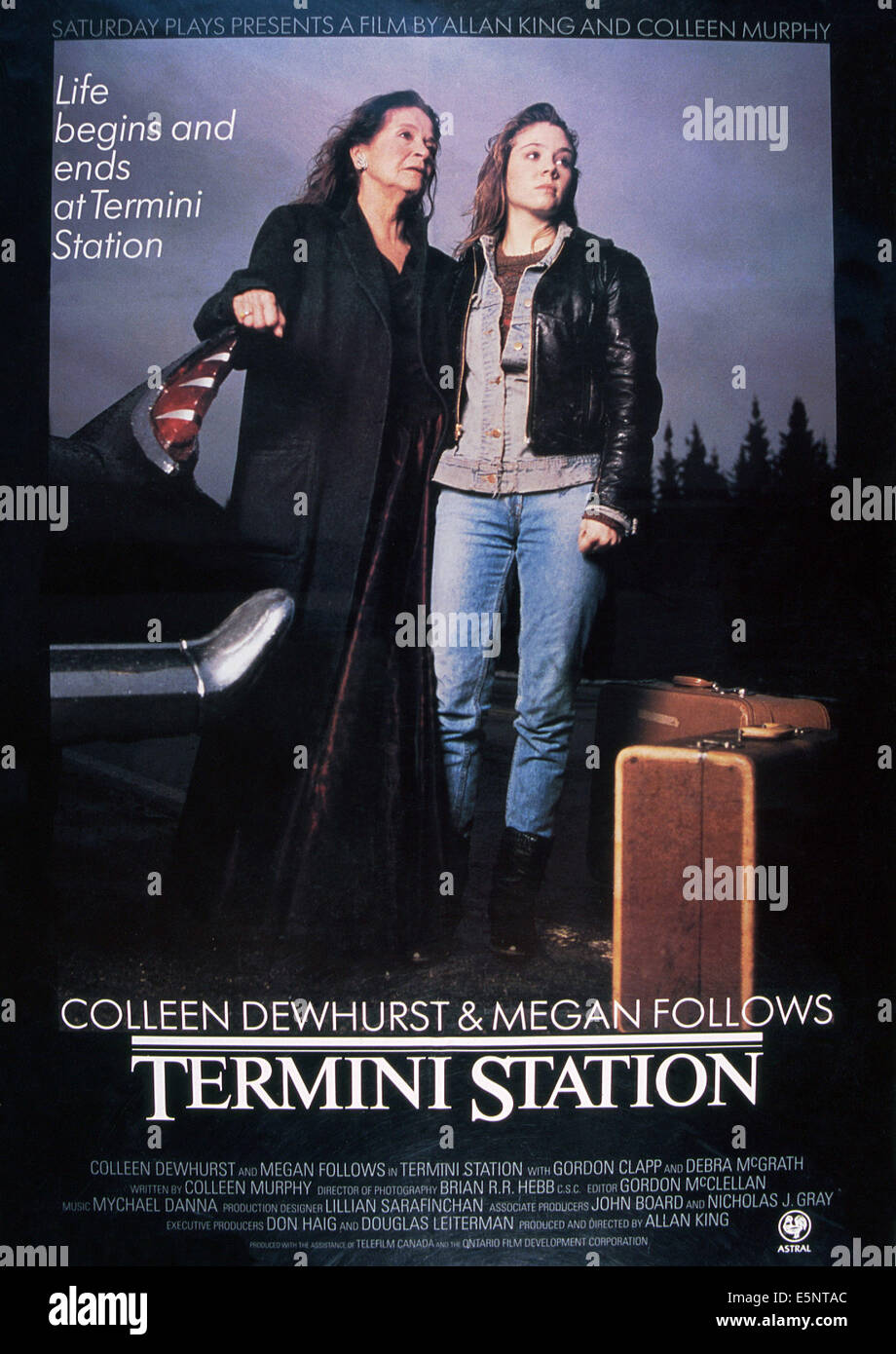 La gare Termini, l'affiche, à partir de la gauche : Coleen Dewhurst, Megal suit, 1989, © Northern Arts/avec la permission d'Everett Collection Banque D'Images