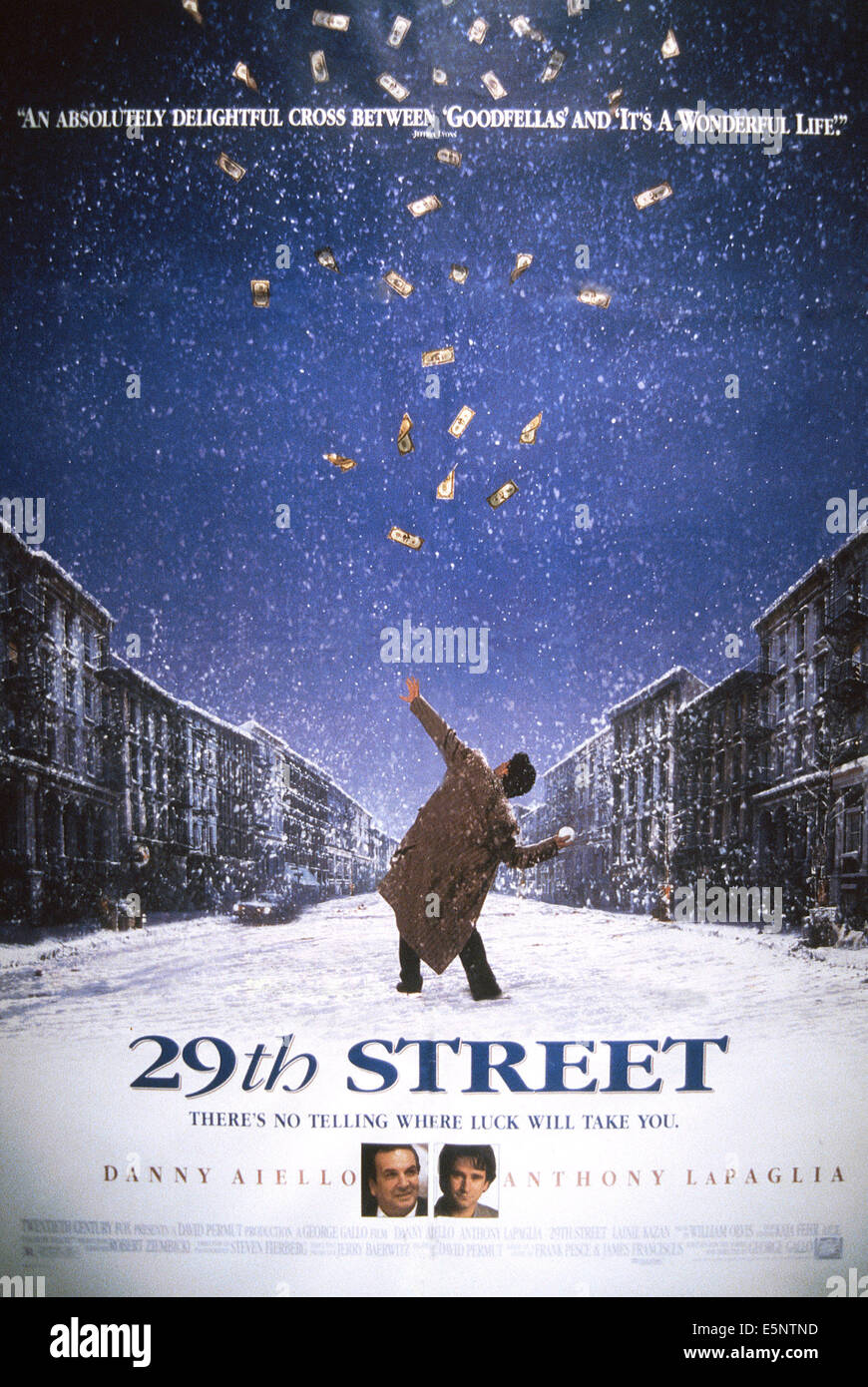 29e Rue, de nous poster, en bas de gauche à droite : Danny Aiello, Anthony LaPaglia, 1991, TM & © Copyright 20th Century Fox Film Banque D'Images