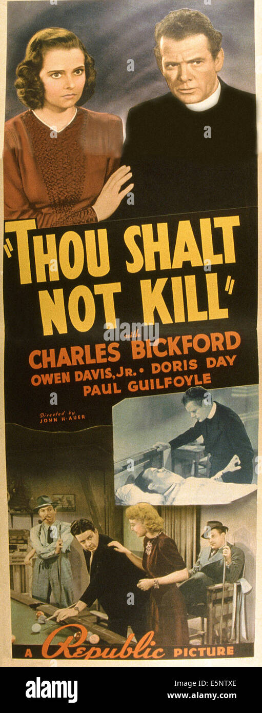 Tu ne tueras point, de nous poster, haut de gauche : Doris Day, Charles Bickford, deuxième à gauche en bas : Owen Davis Jr., 1939 Banque D'Images