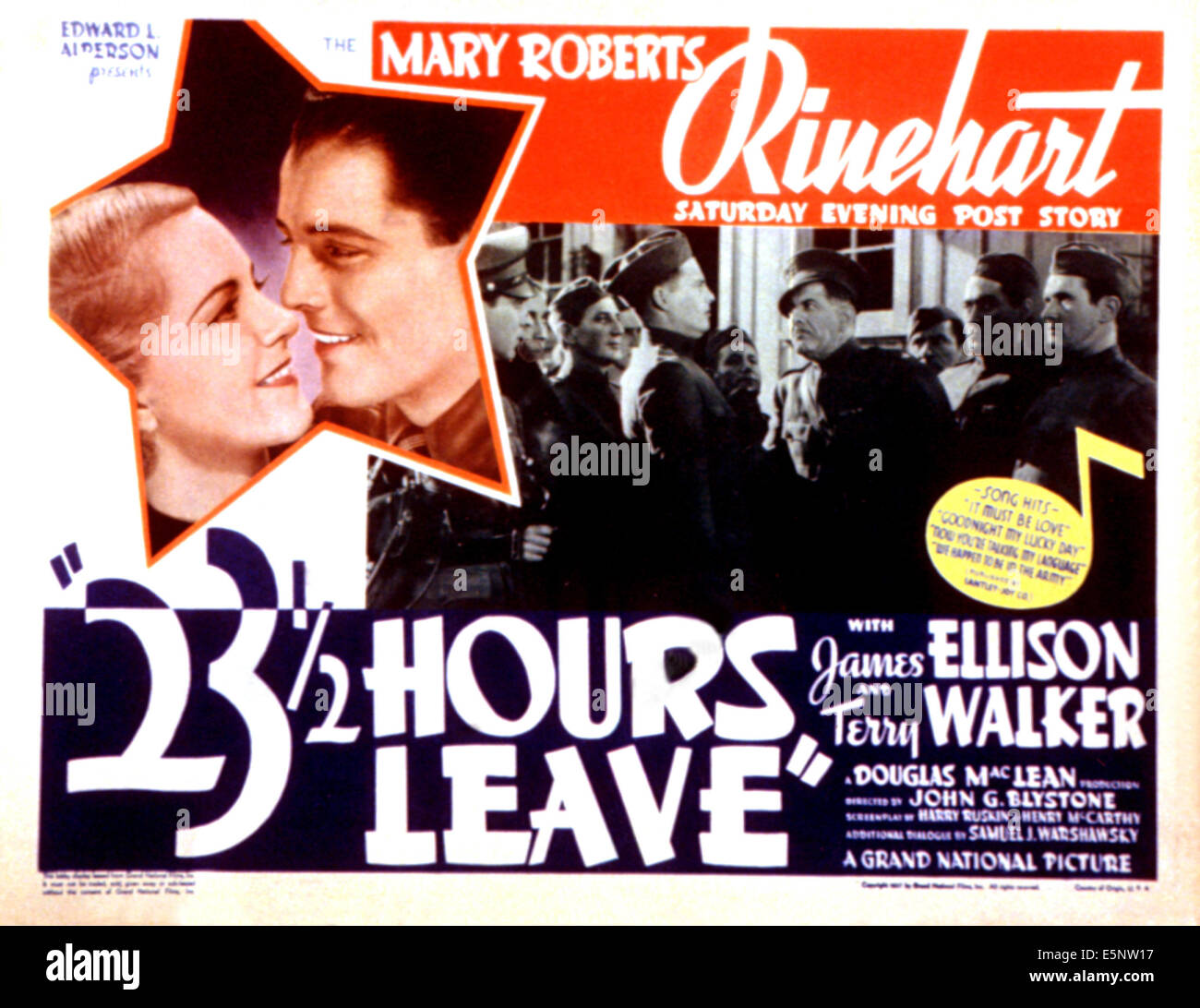 23 1/2 heures de congé (aka VINGT TROIS HEURES ET DEMI DE CONGÉ), Terry Walker, James Ellison, Murray Alper, Paul Harvey, Ward Banque D'Images