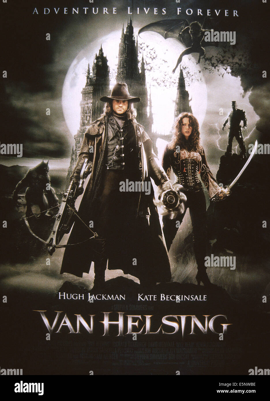 VAN HELSING, US poster art, de gauche : Hugh Jackman, Kate Beckinsale, 2004. © Universal Pictures/avec la permission d'Everett Collection Banque D'Images