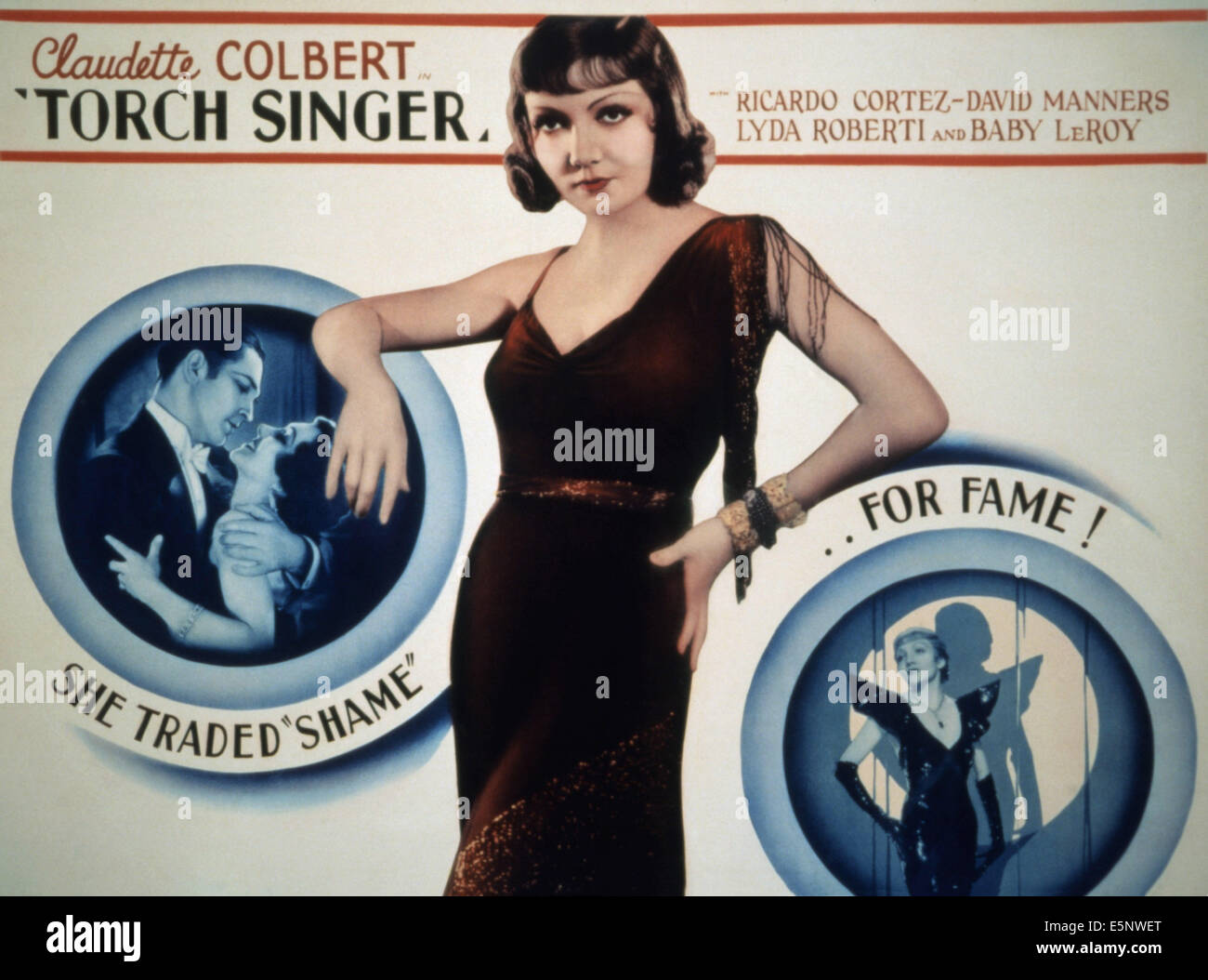 TORCH SINGER, Claudette Colbert, 1933 Banque D'Images