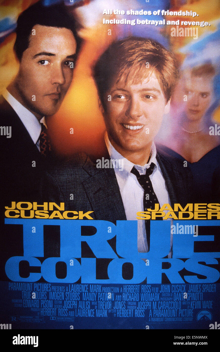 De vraies couleurs, de nous poster art, de gauche à droite : John Cusack, James Spader, 1991. ©Paramount Pictures/ Courtesy : Everett Collection. Banque D'Images