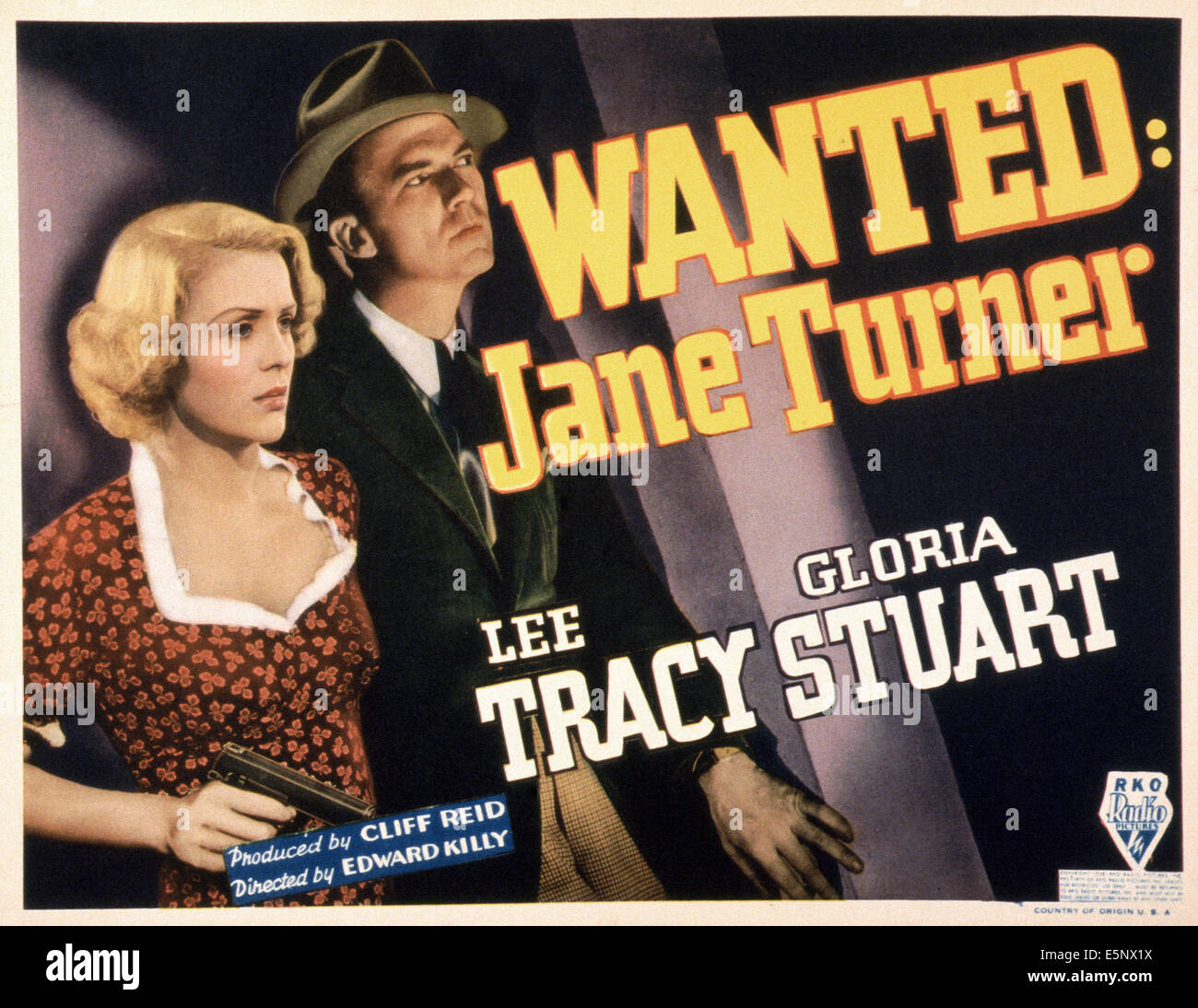 Recherché : JANE TURNER, US lobbycard, de gauche : Gloria Stuart, Lee Tracy, 1936 Banque D'Images