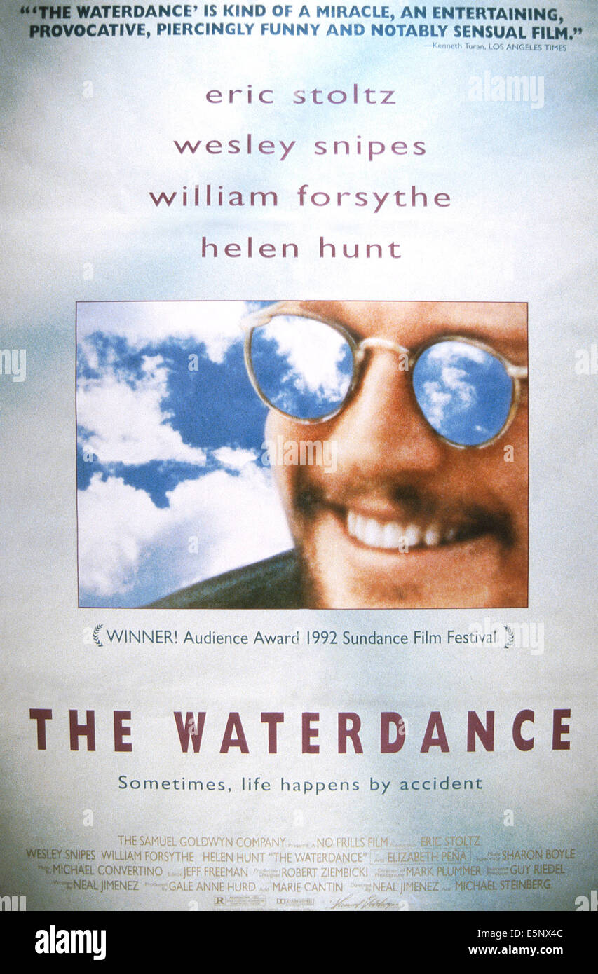 La WATERDANCE, US affiche, Eric Stoltz, 1992, © Samuel Goldwyn/avec la permission d'Everett Collection Banque D'Images