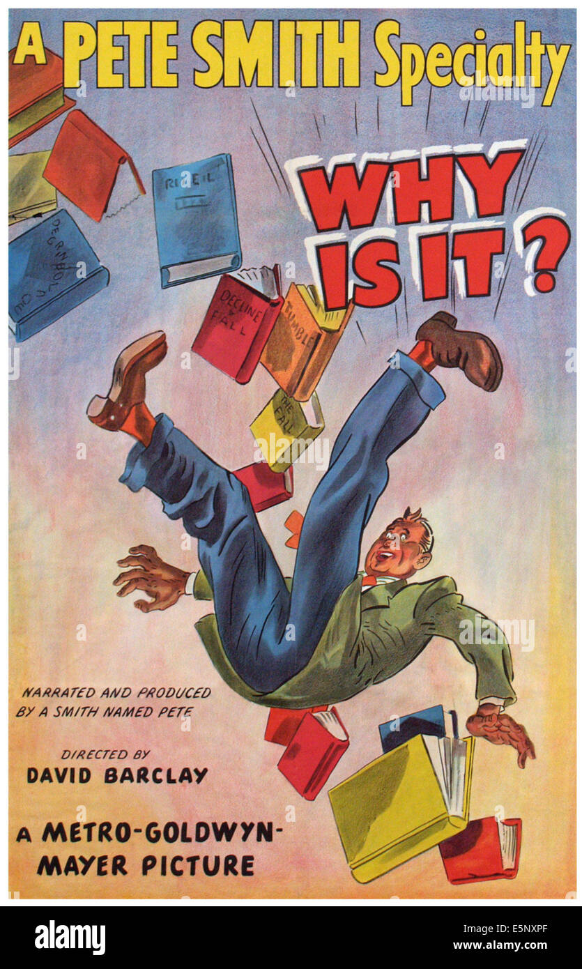 Pourquoi est-il ?, 1948. Banque D'Images