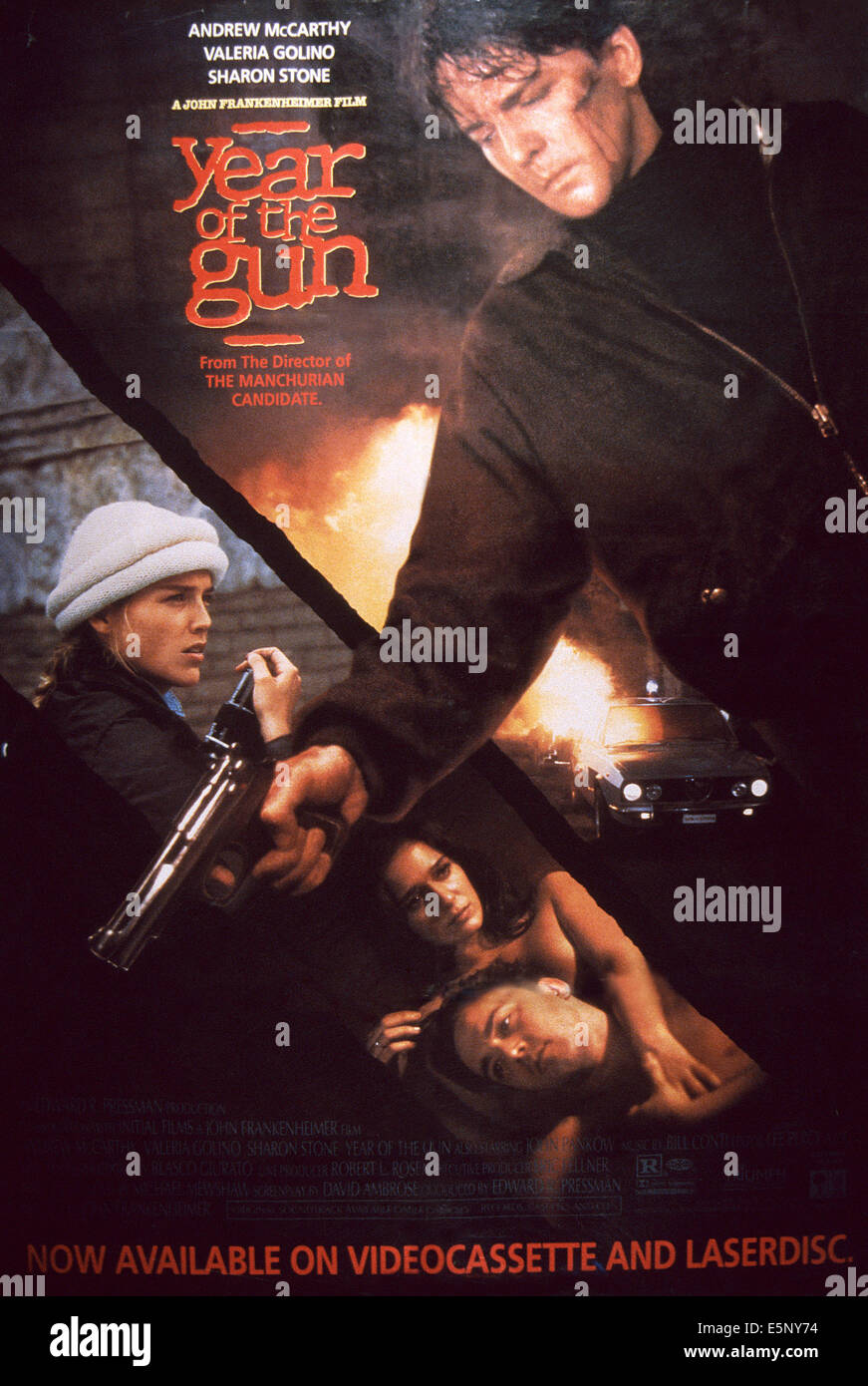 Année de l'arme, de nous poster art, de gauche : Sharon Stone, Valeria Golino, Andrew McCarthy, 1991. ©Libération Triumph Banque D'Images