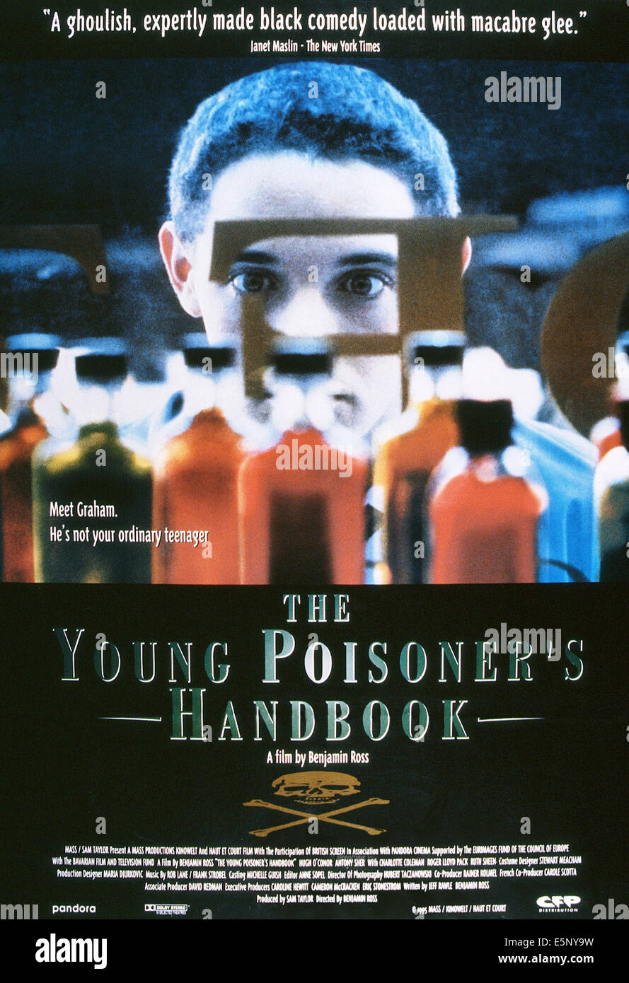 Le MANUEL DU JEUNE EMPOISONNEUR, US poster, Hugh O'Conor, 1995, © Cinepix Filmed Entertainment/avec la permission d'Everett Collection Banque D'Images
