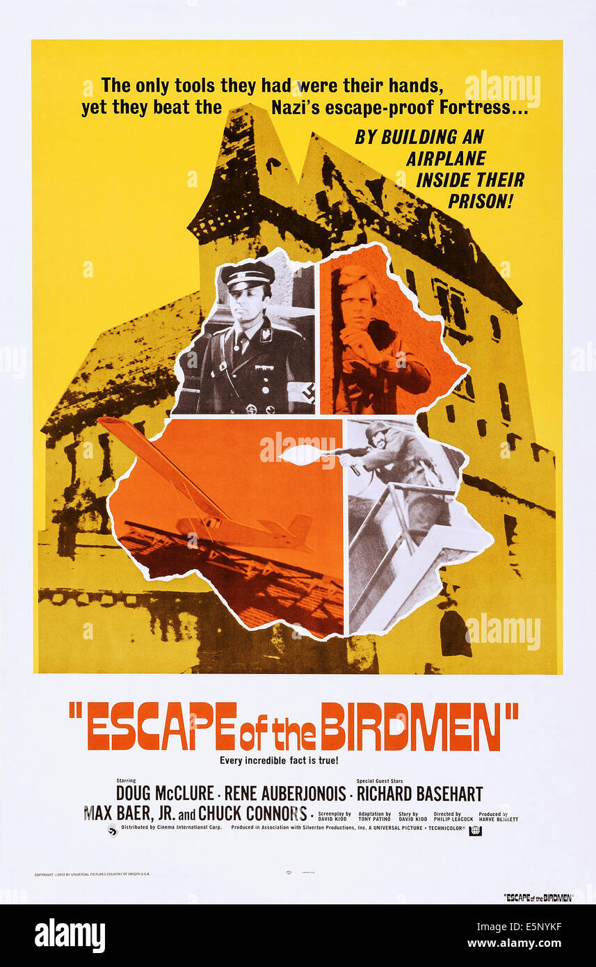 S'échapper de la hommes-oiseaux, (alias le hommes-oiseaux), l'affiche, 1971 Banque D'Images