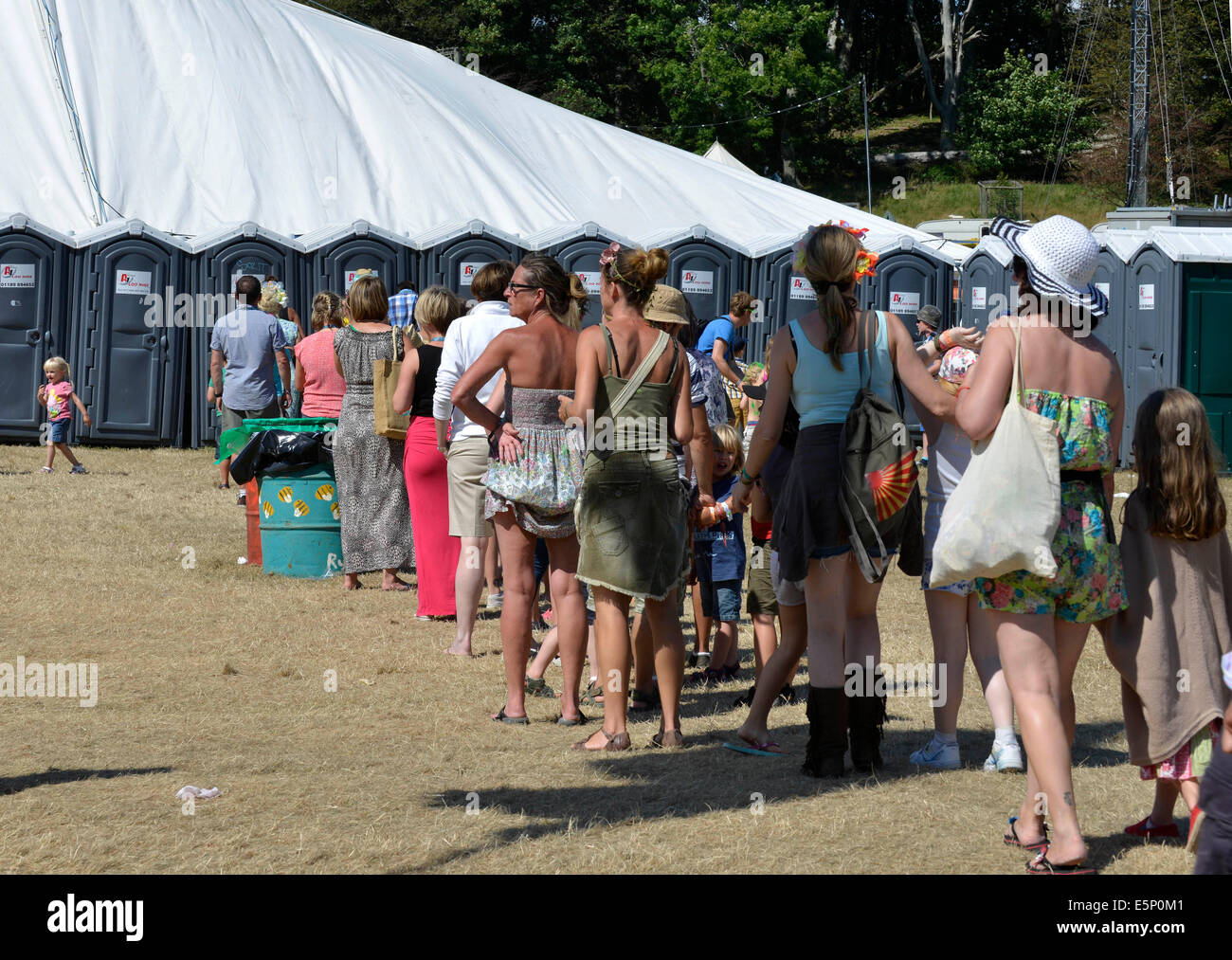 Dorset, UK. 3e août, 2014. Camp Bestival music and arts festival familial au château de Lulworth, Dorset , la Grande-Bretagne. 3 Août, 2014 Credit : Dorset Media Service/Alamy Live News Banque D'Images