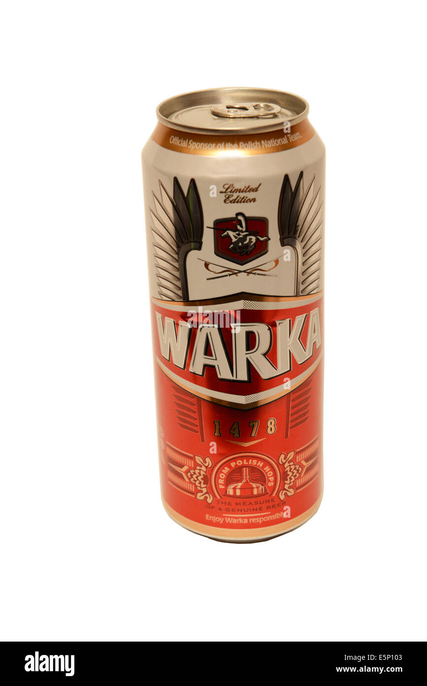 Bière de Warka Banque D'Images