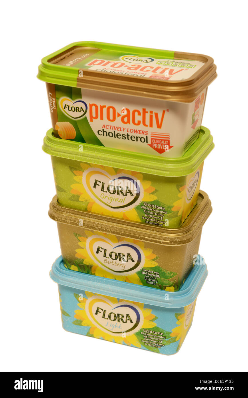 Margarine Flora Banque D'Images