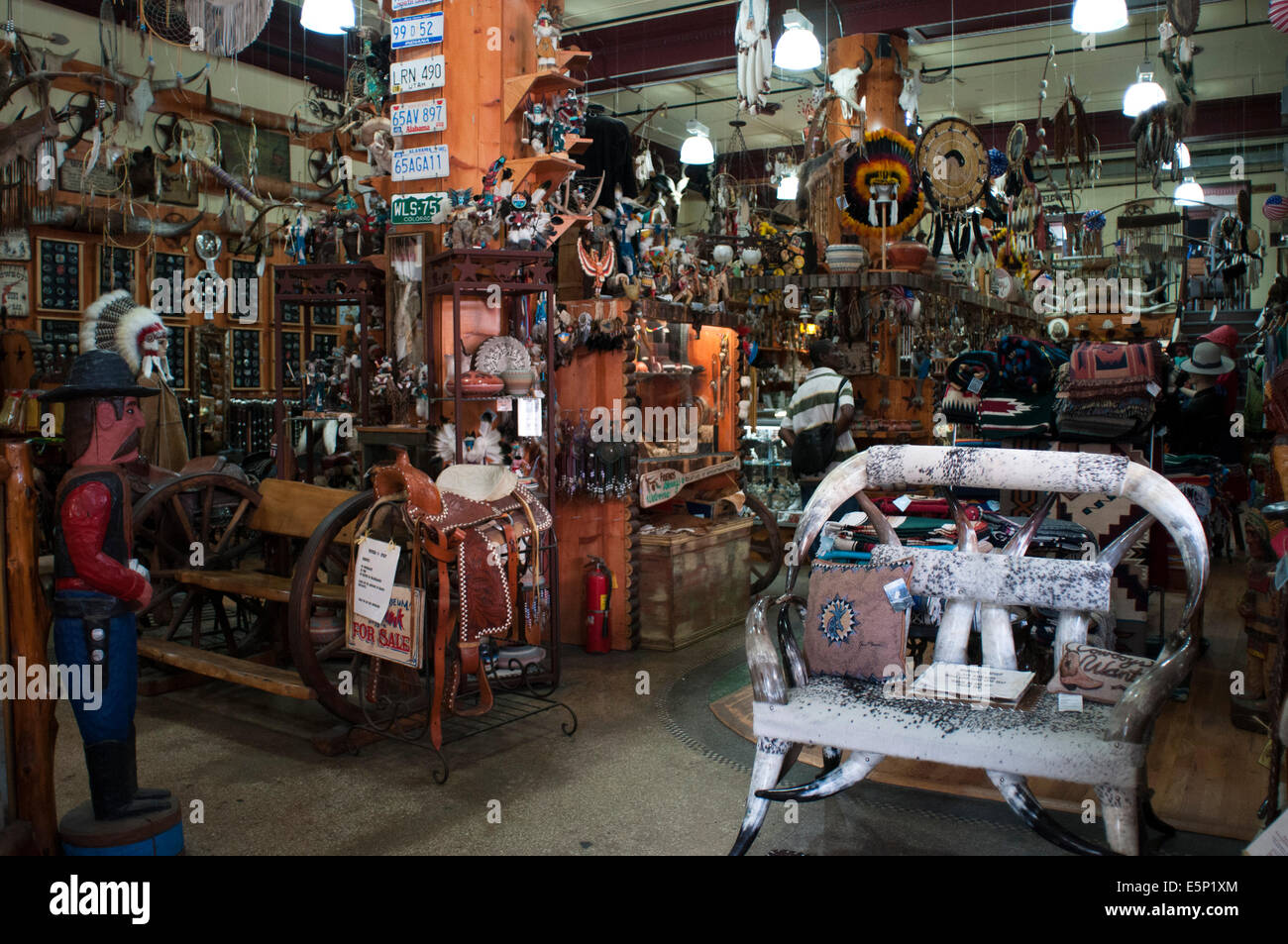 New York New York City NYC Manhattan Little Italy Mulberry Street collection souvenir store business shopping carved fig. Banque D'Images