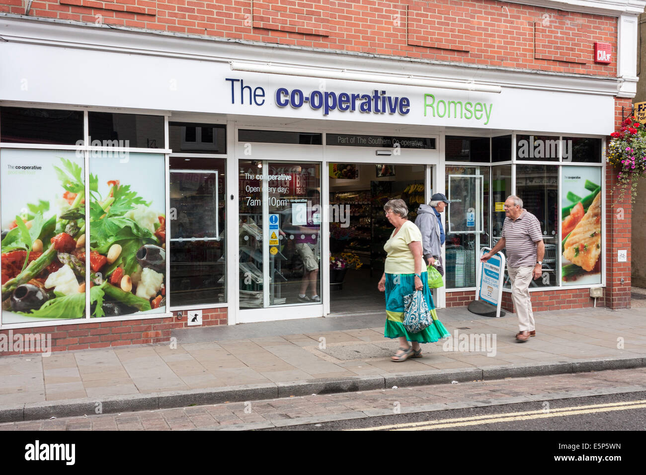 Co-operative Food store, Romsey, Hampshire, England, GB, au Royaume-Uni. Banque D'Images