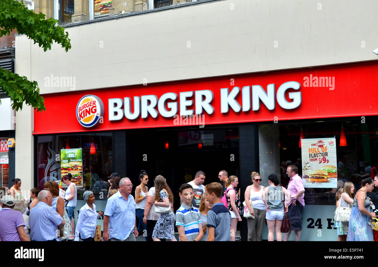 Burger king restaurant Banque de photographies et d’images à haute