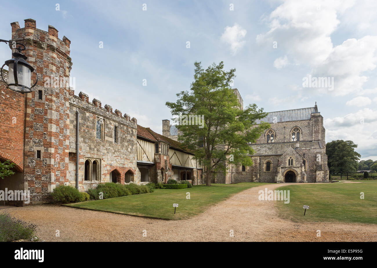 L'Hôpital de Saint Croix et hospice de la pauvreté Noble, fondée 1132, Winchester, Hampshire Banque D'Images