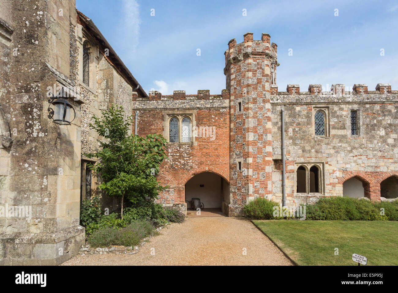 L'Hôpital de Saint Croix et hospice de la pauvreté Noble, fondée 1132, Winchester, Hampshire Banque D'Images