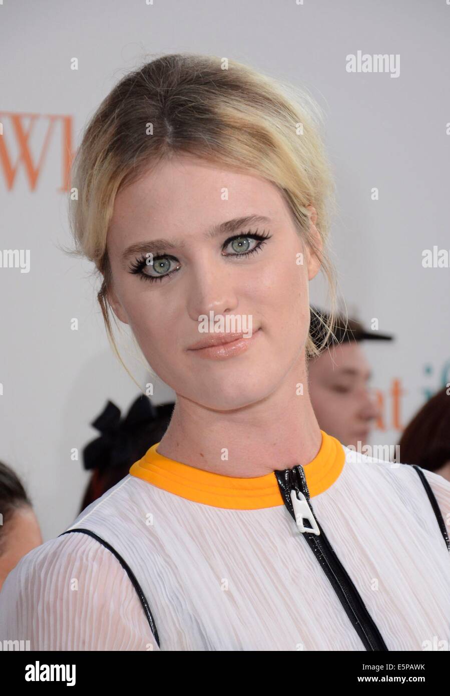 New York, NY, USA. 4e août, 2014. Davis Mackenzie aux arrivées pour CE QUE SI Regal Cinemas, Premiere E-Walk Stadium 13 Cinéma RPX, New York, NY Le 4 août 2014. Credit : Derek Storm/Everett Collection/Alamy Live News Banque D'Images