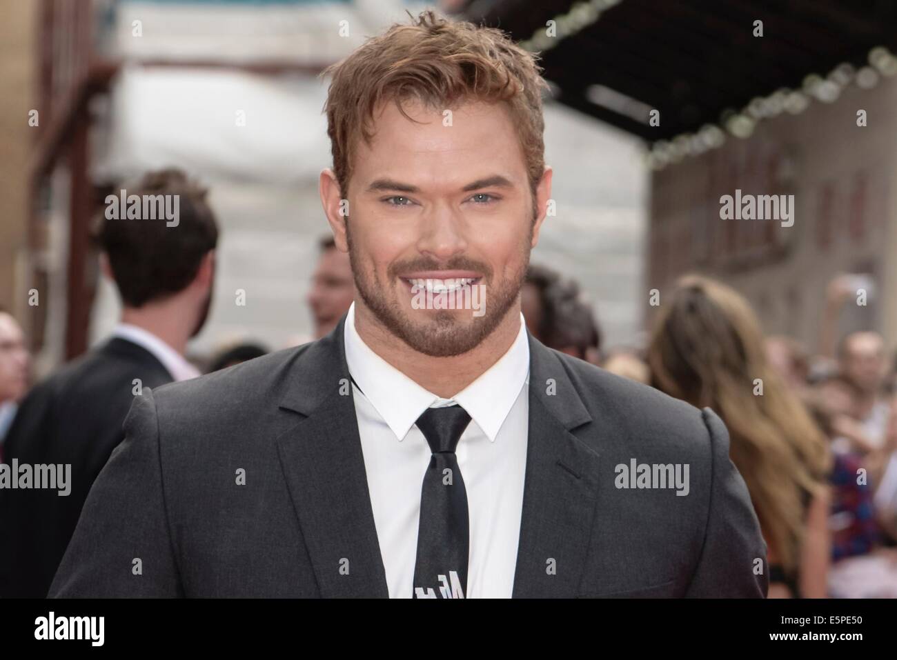 Kellan Lutz participe à la première mondiale de The Expendables 3 le 04/08/2014 à l'odeon Leicester Square, Londres. Les personnes sur la photo : Kellan Lutz. Photo par Julie Edwards Banque D'Images