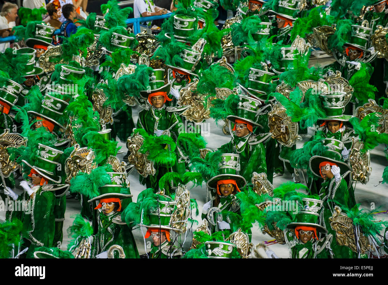 Défilé de samba, Carnaval de Rio, Rio de Janeiro, Brésil Banque D'Images