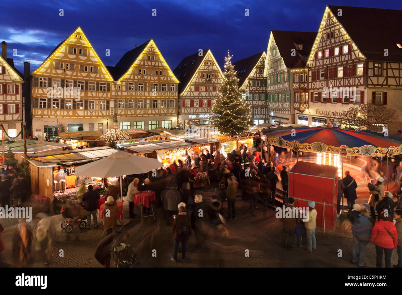 Foire de Noël sur la Place du marché, Böblingen, Boblingen, district de