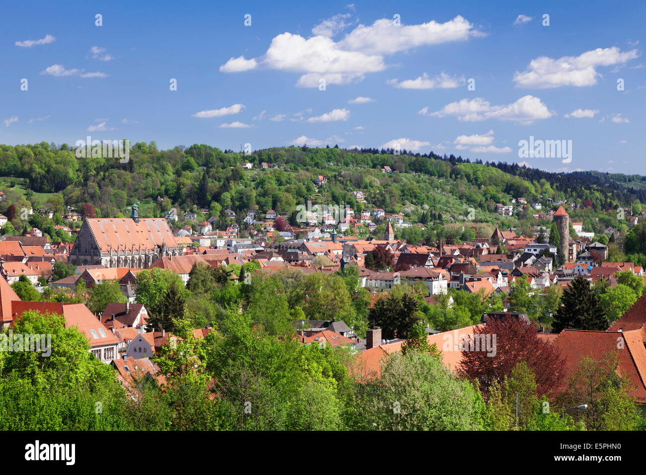 Portrait de Schwabisch Gmund, Baden Wurtemberg, Allemagne, Europe Banque D'Images