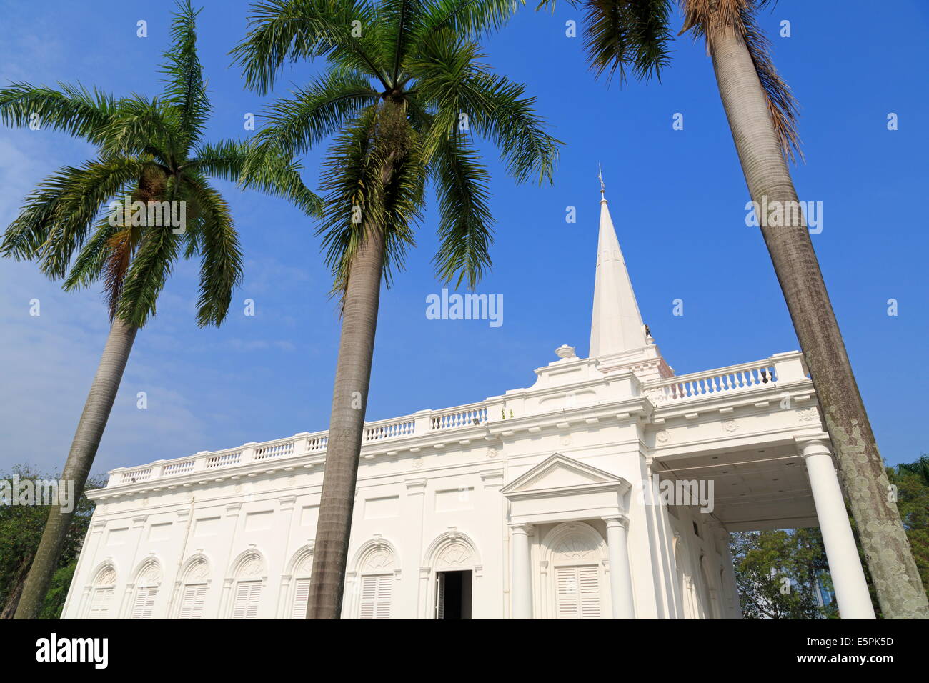 St George's Church, Georgetown, l'île de Penang, en Malaisie, en Asie du Sud-Est, l'Asie Banque D'Images