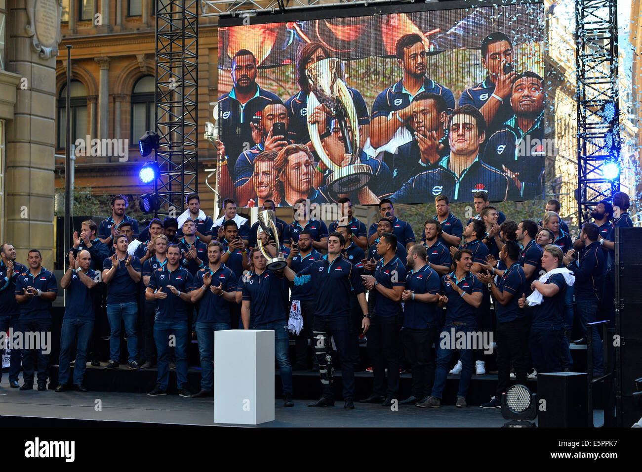 Sydney, Australie. Le 05 août, 2014. NSW Waratahs Rugby super réception officielle. Credit : Action Plus Sport/Alamy Live News Banque D'Images