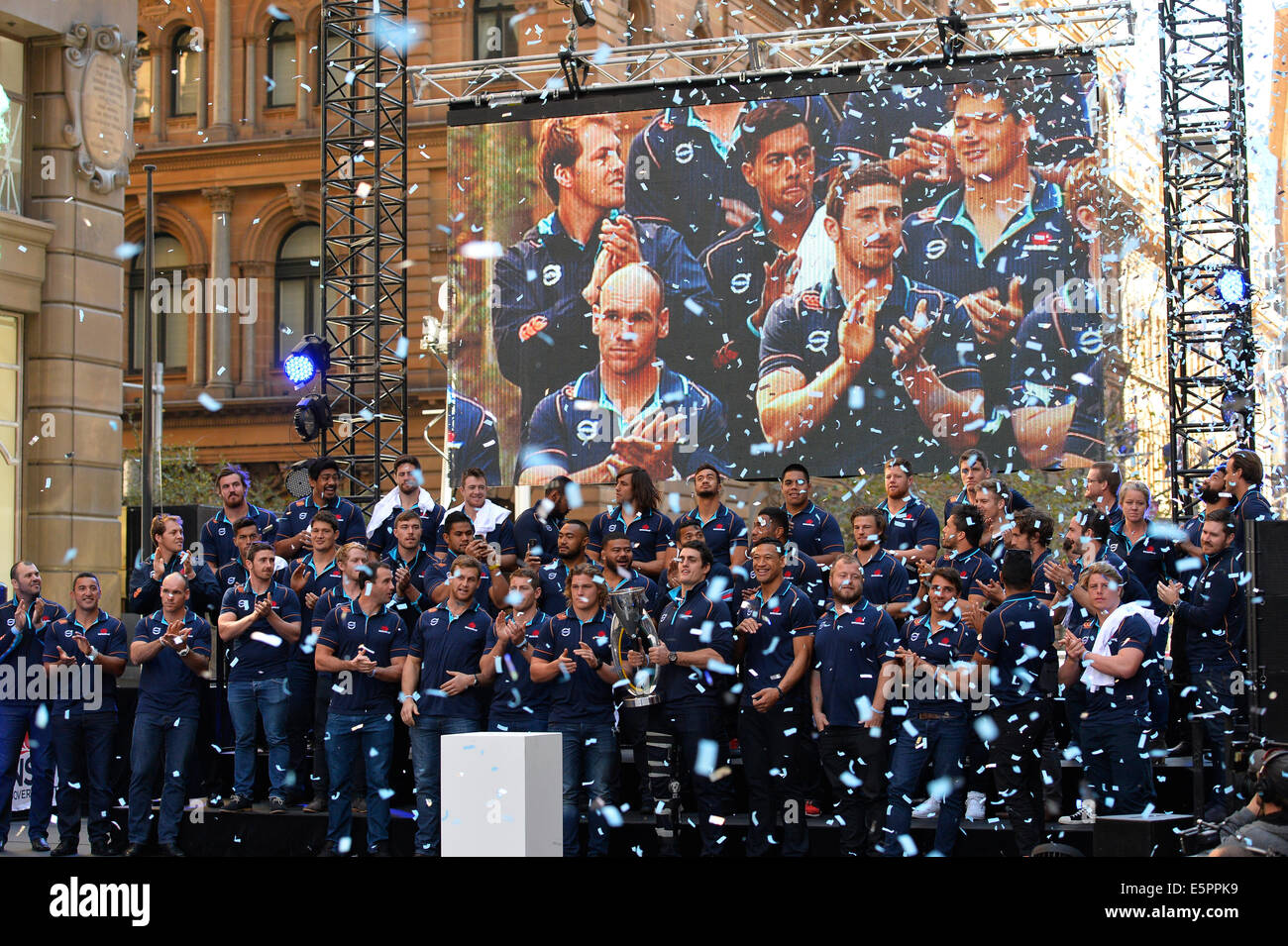 Sydney, Australie. Le 05 août, 2014. NSW Waratahs Rugby super réception officielle. Credit : Action Plus Sport/Alamy Live News Banque D'Images