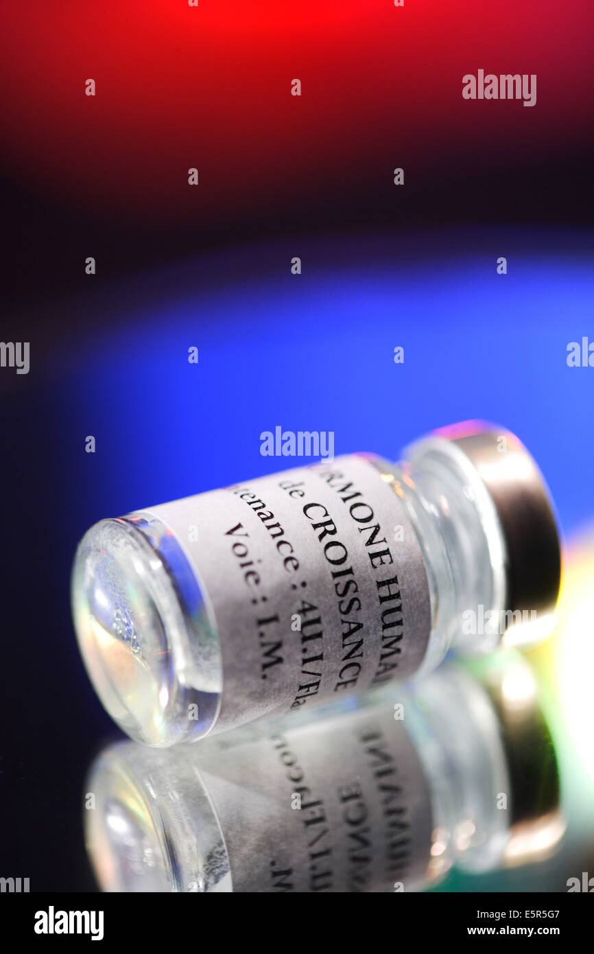 Hormone humaine de croissance l'hormone de croissance Banque D'Images