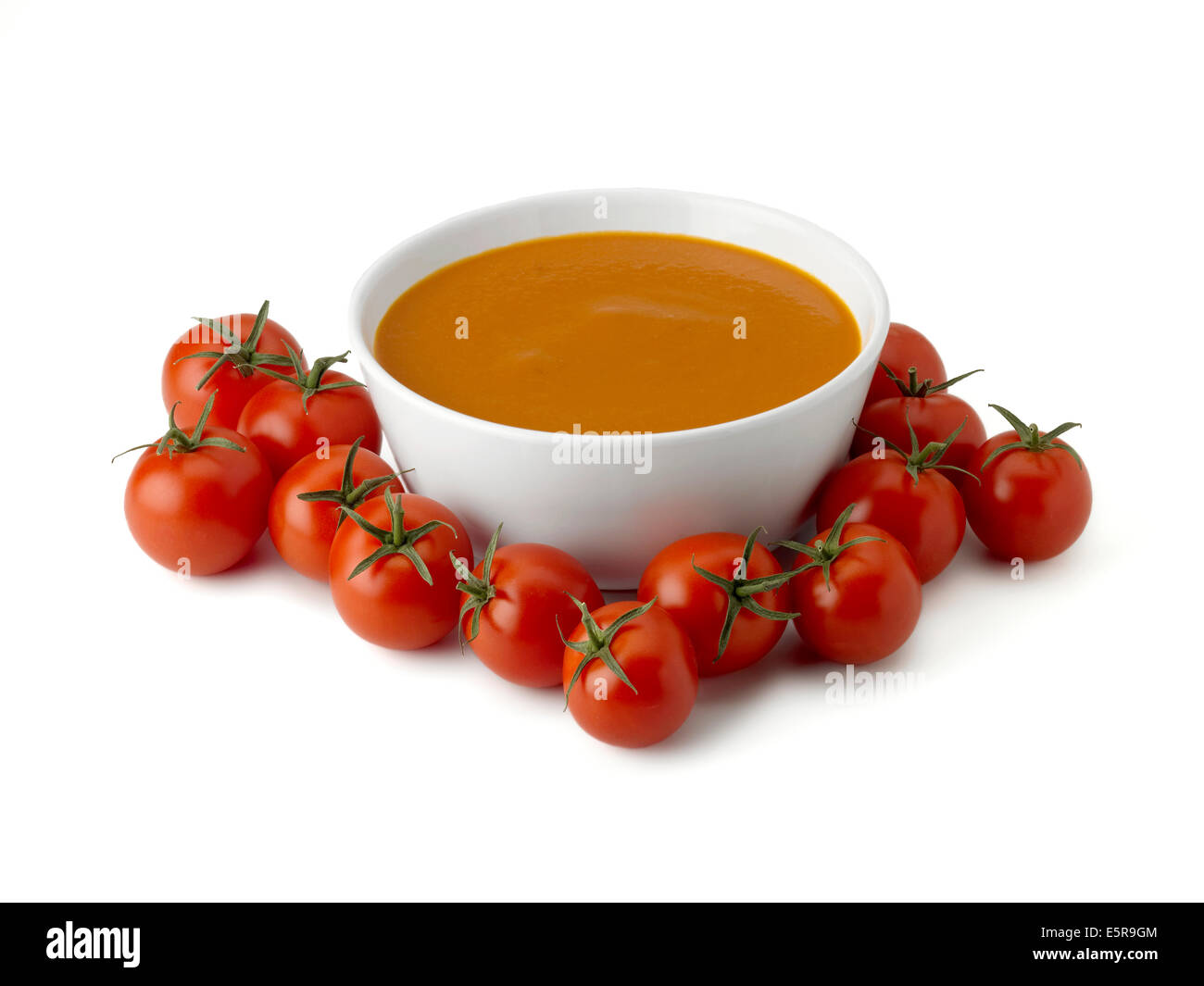 Soupe de tomate Banque D'Images