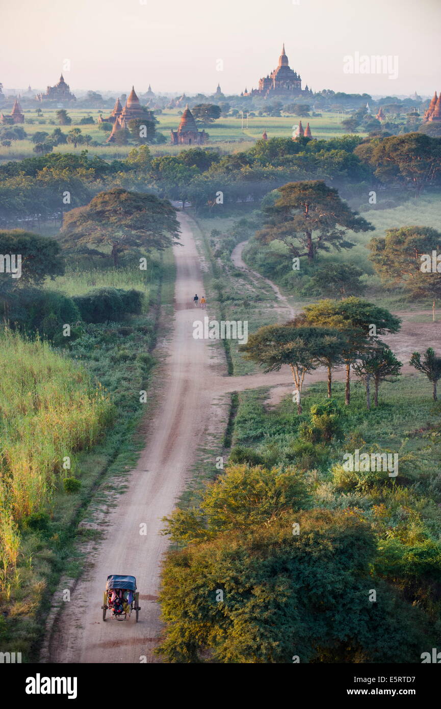 Vue sur la Birmanie, Pagan Myinkabe Banque D'Images