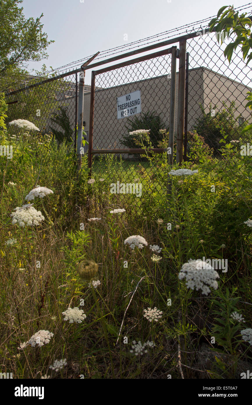 Mt. Galaad, Ohio - La société HPM fermé l'usine. L'usine fait plastique et de moulage sous pression de l'équipement. Banque D'Images