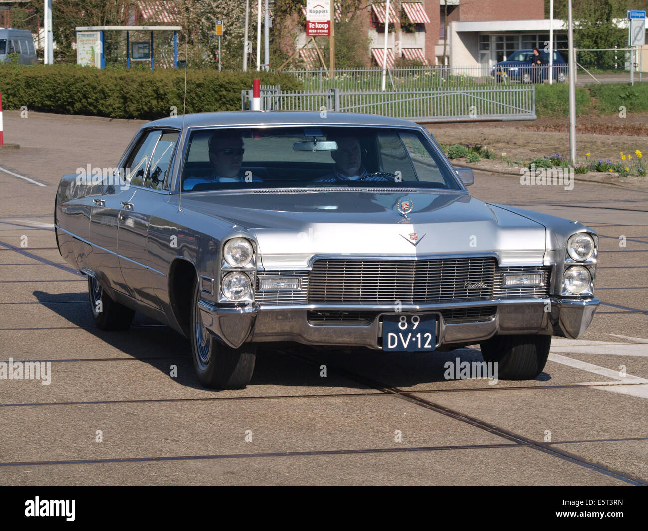 Cadillac Sedan de Ville (1975), enregistrement 89 licecence néerlandais-DV-12, pic3 Banque D'Images