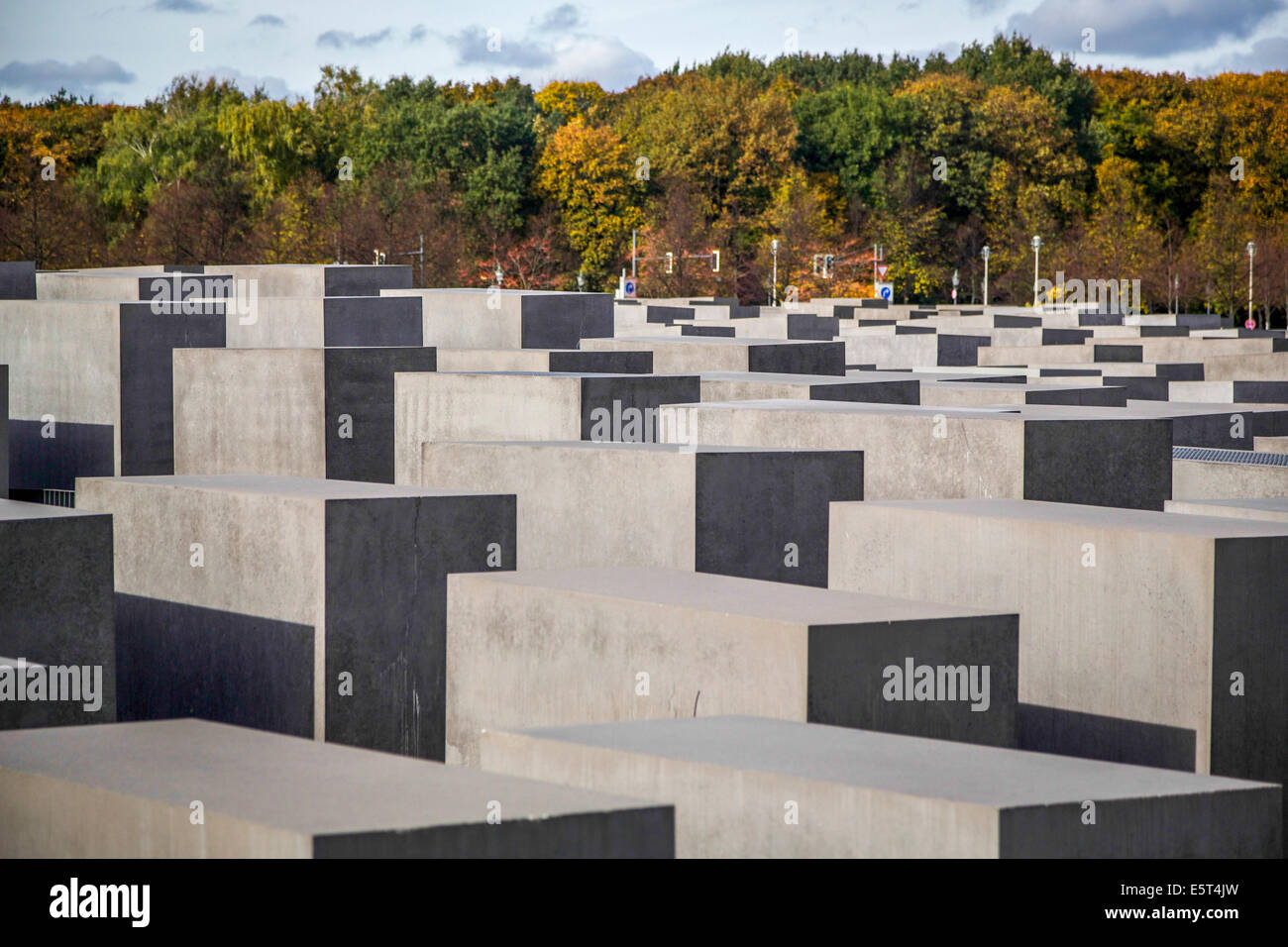 Mémorial aux Juifs assassinés d'Europe à Berlin, Allemagne Banque D'Images