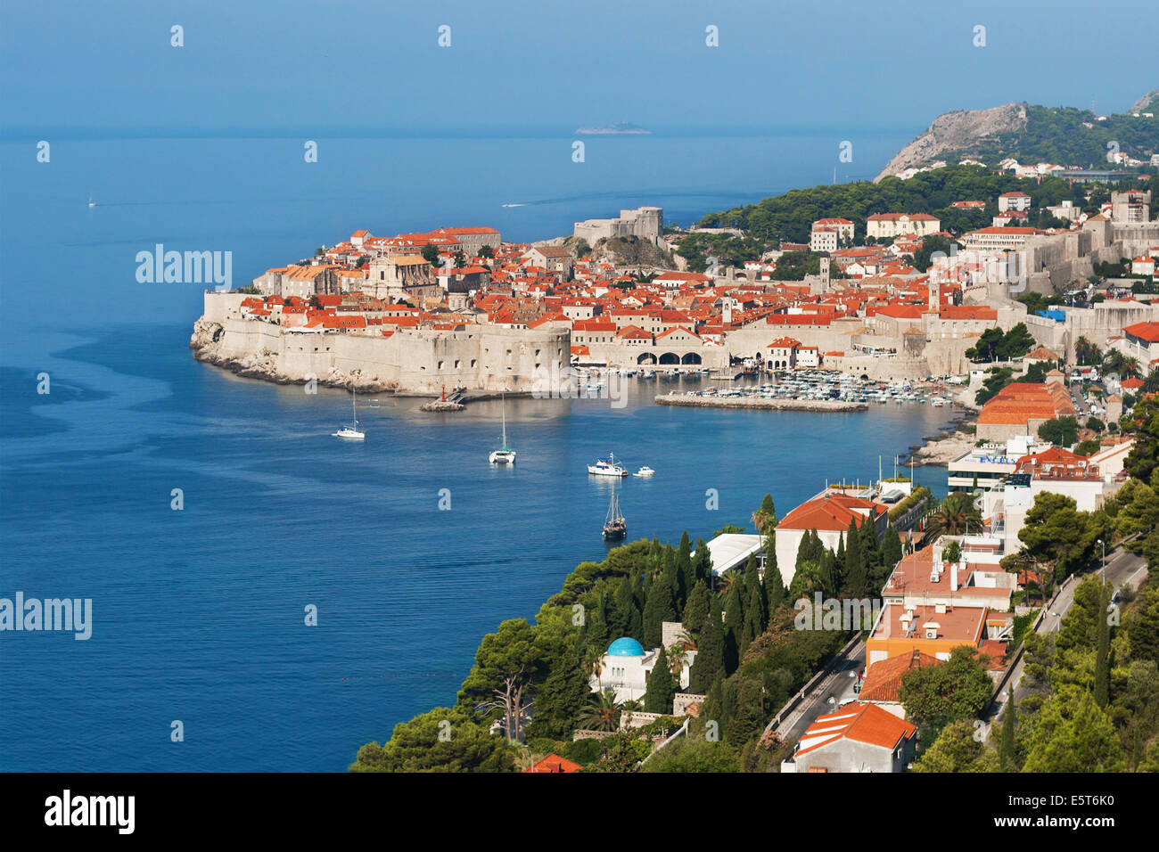 Vieille ville de Dubrovnik en Croatie. Banque D'Images