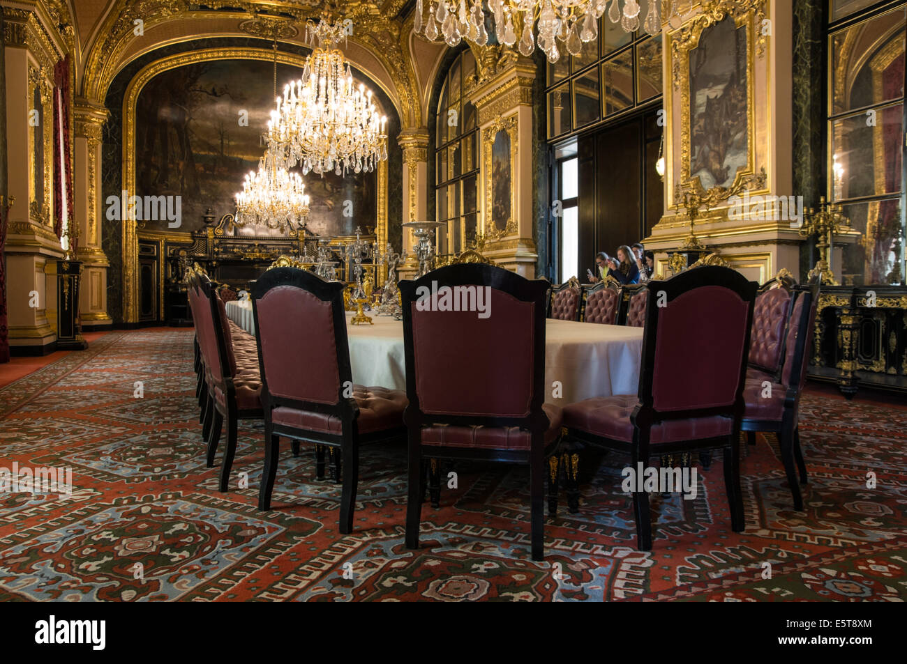 Les appartements de Napoléon III au Louvre Museum Paris, France Photo