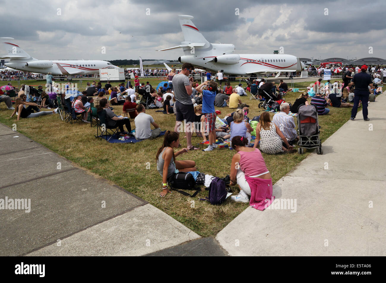 Farnborough International Air Show 2014, UK Photo : pixstory Banque D'Images