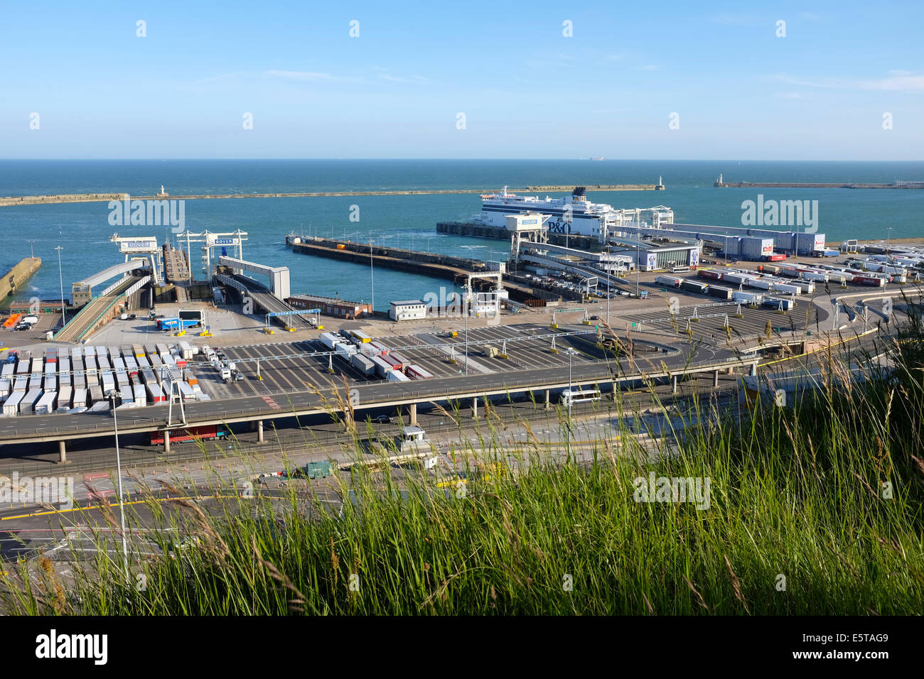 Port de Douvres, UK Banque D'Images