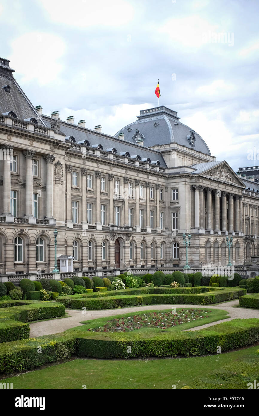 Palais Royal de Bruxelles, le palais du roi et de la Reine dans le centre de la capitale du pays, Bruxelles, Belgique Banque D'Images
