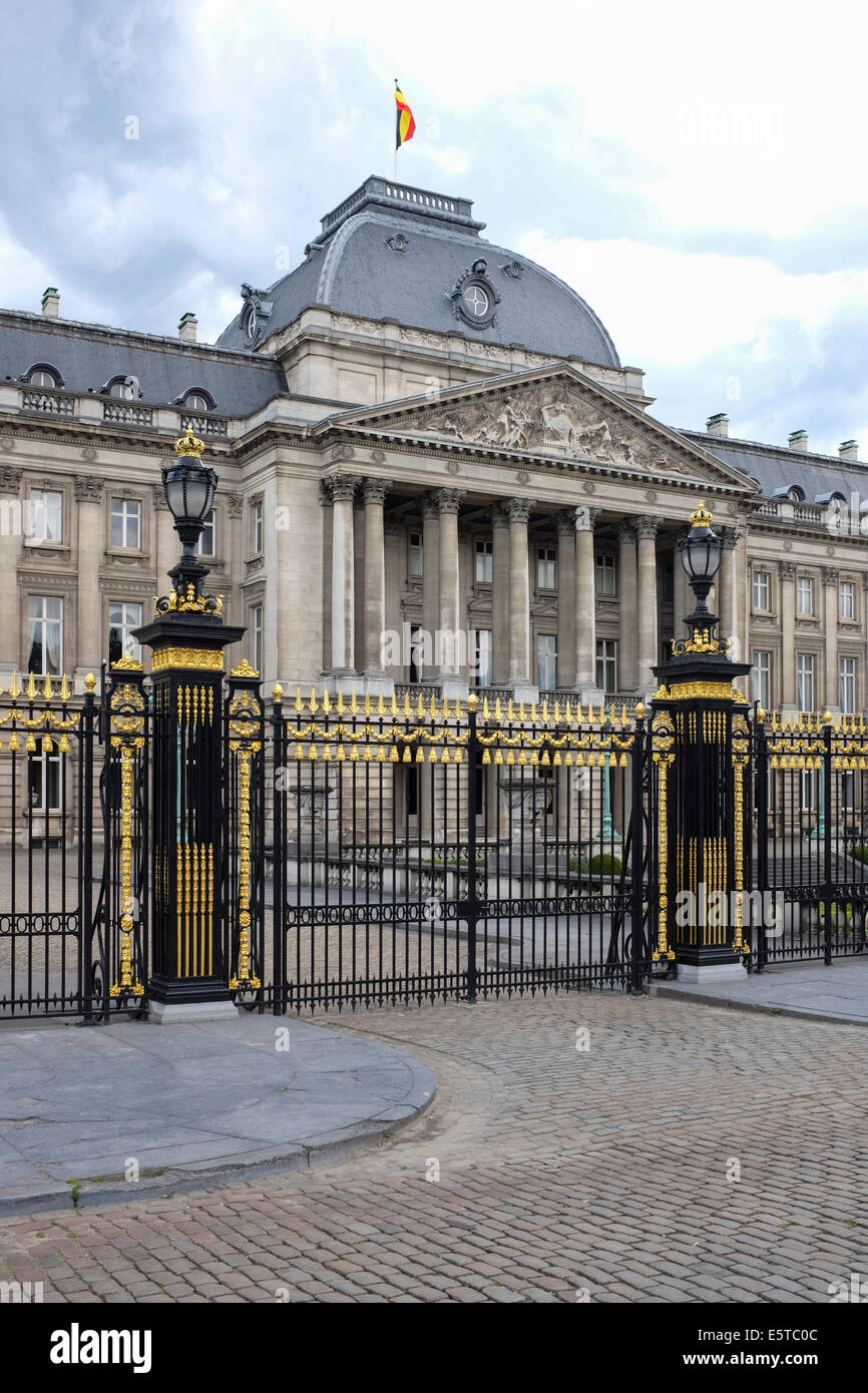Palais Royal de Bruxelles, le palais du roi et de la Reine dans le centre de la capitale du pays, Bruxelles, Belgique Banque D'Images