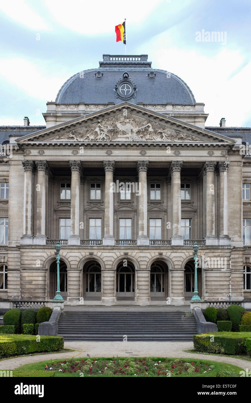 Palais Royal de Bruxelles, le palais du roi et de la Reine dans le centre de la capitale du pays, Bruxelles, Belgique Banque D'Images