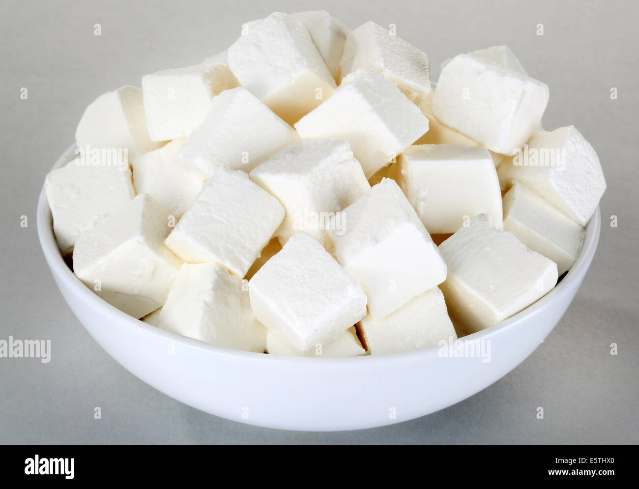 Bol de fromage indien PANEER Banque D'Images