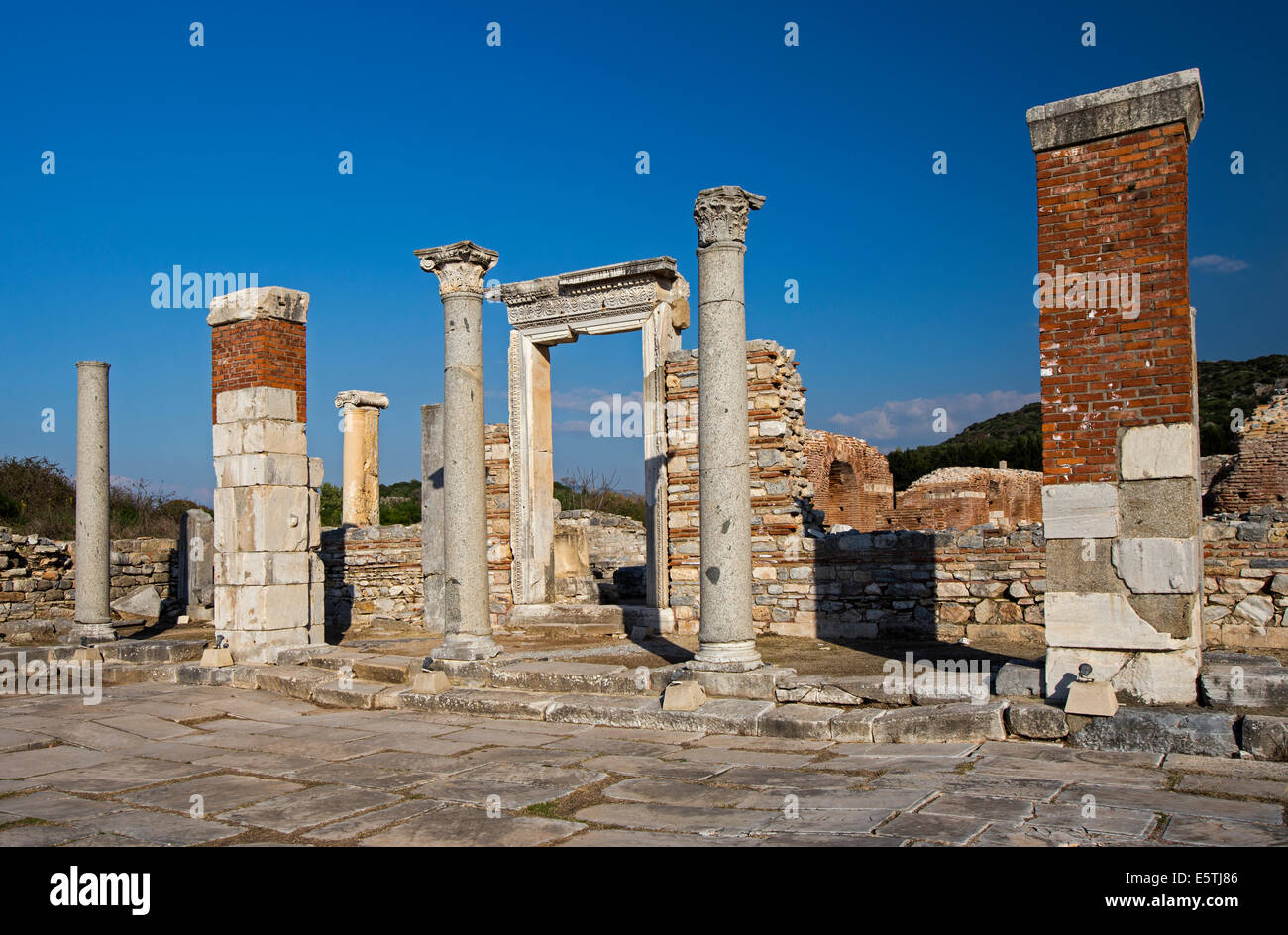 Basilique St Mary Selçuk Turquie Banque D'Images