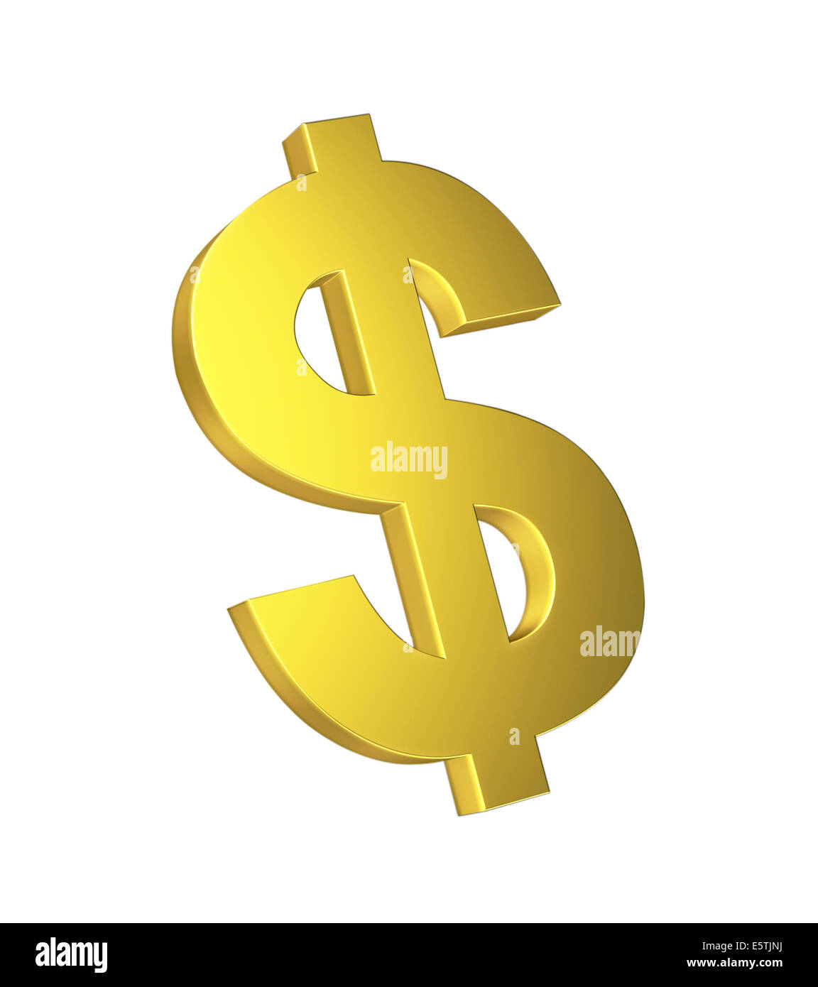 Symbole dollar Banque D'Images