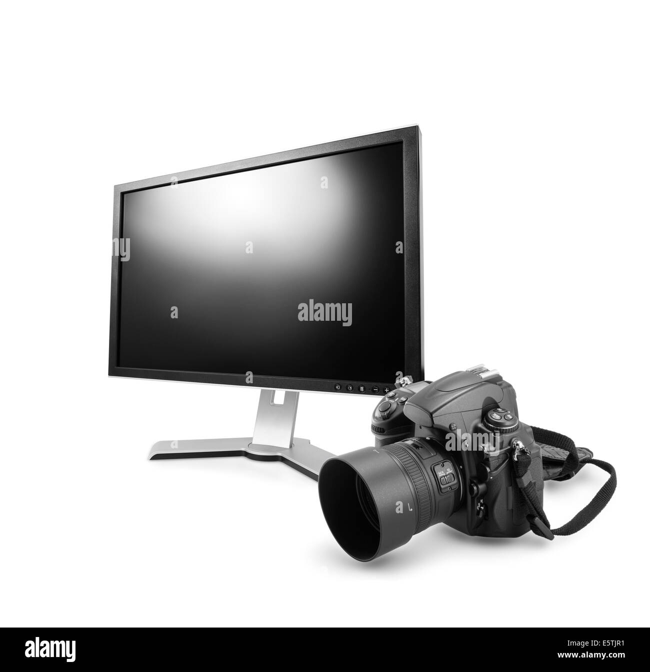 La photographie de l'ordinateur Banque D'Images